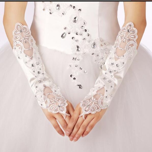 beautiful beaded lace bridal gloves sparkling diamond for wedding transparent long women lady wear gloves ing, White
beautiful beaded lace bridal gloves sparkling diamond for wedding transparent long women lady wear gloves ing, White