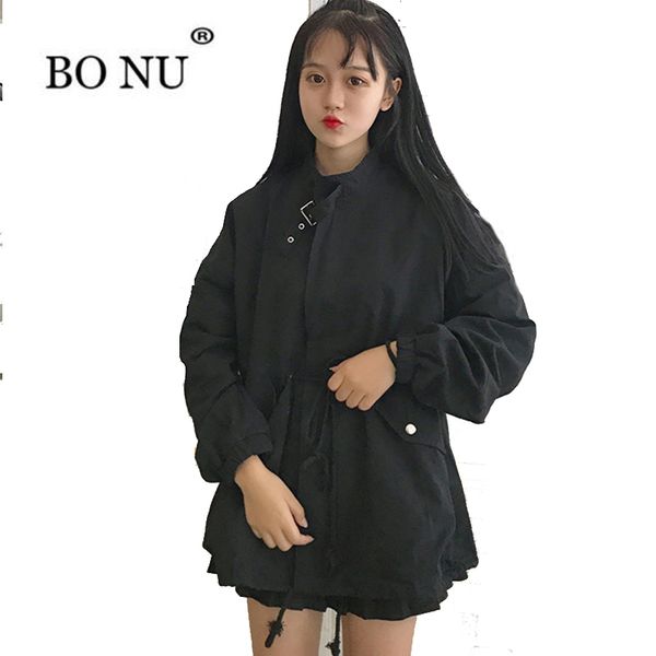 bonu spring zipper vintage loose army green jacket women black khaki lantern sleeve coat harajuku coat plus size female jacket, Black;brown
bonu spring zipper vintage loose army green jacket women black khaki lantern sleeve coat harajuku coat plus size female jacket, Black;brown