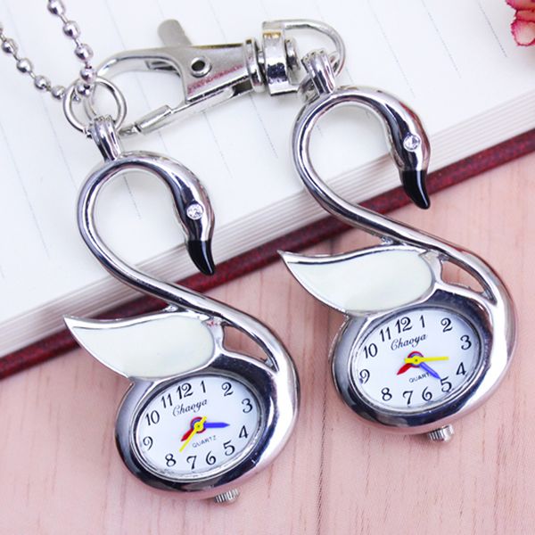 chaoyada 2018 elegant swan design pocket watch women necklace elegant quartz vintage with long chain, Slivery;golden
chaoyada 2018 elegant swan design pocket watch women necklace elegant quartz vintage with long chain, Slivery;golden