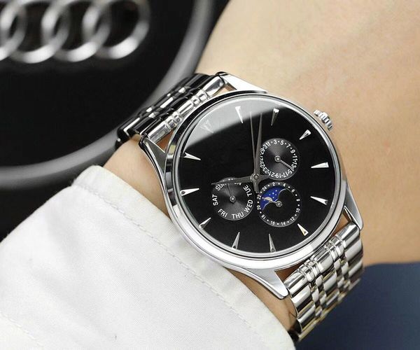 All Subdials Workes Men and men Stainless Quartz Wristwatches Stopwatch Watch Top watch relogies for men relojes Best Gift
All Subdials Workes Men and men Stainless Quartz Wristwatches Stopwatch Watch Top watch relogies for men relojes Best Gift
