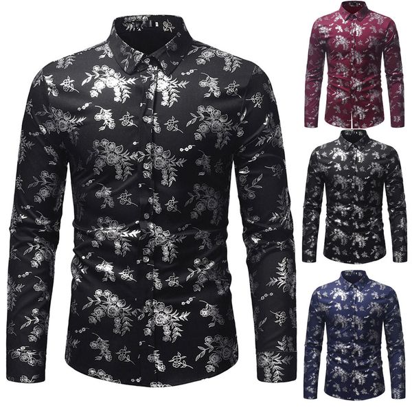2018 mens autumn winter luxury fashion lapel printing long sleeve cotton blend shirt blouse black,wine,dark blue, White;black
2018 mens autumn winter luxury fashion lapel printing long sleeve cotton blend shirt blouse black,wine,dark blue, White;black