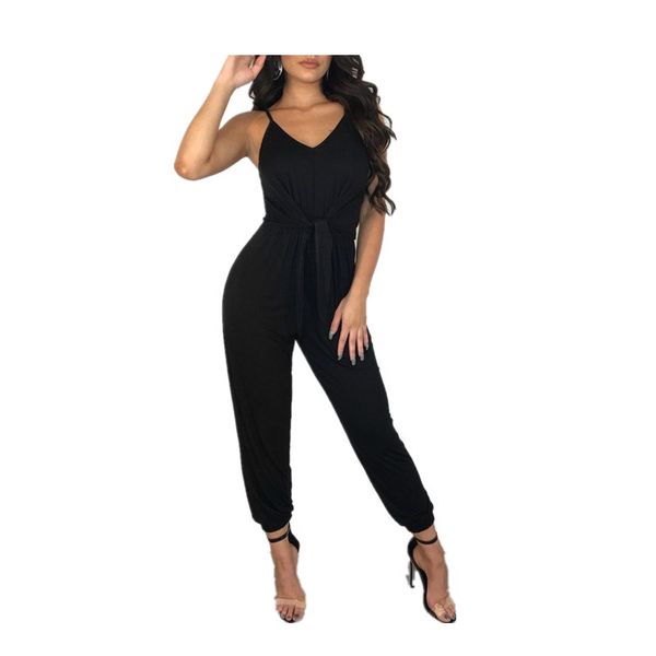 ladies v neck club w ear playsuit casual solid jumpsuit spaghetti strap rompers women's jumpsuits, Black;white
ladies v neck club w ear playsuit casual solid jumpsuit spaghetti strap rompers women's jumpsuits, Black;white