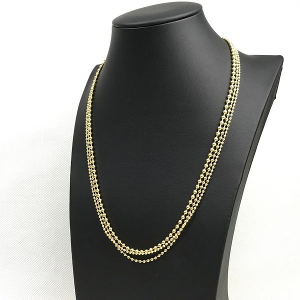 bead chains necklace gold silver tone metal ball fashion link necklace chain for men women charm jewelry making ys57
bead chains necklace gold silver tone metal ball fashion link necklace chain for men women charm jewelry making ys57