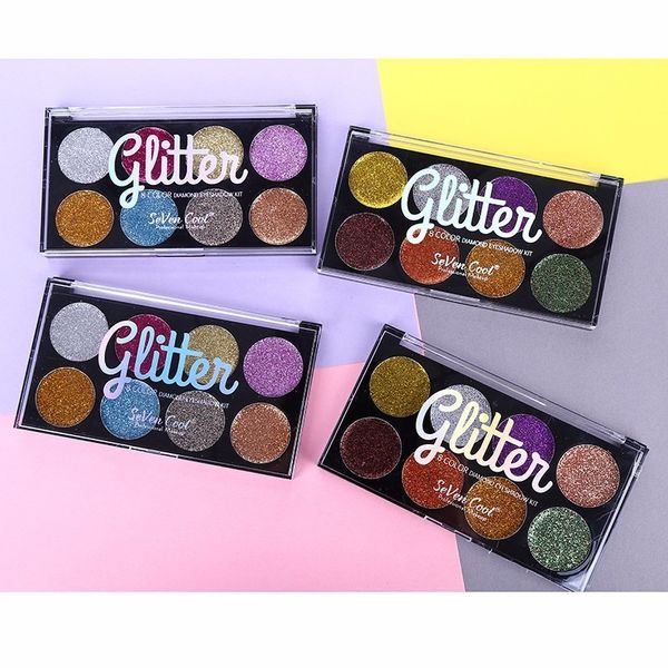 8 colors female natural waterproof glitter eye shadow palette shining metals powder shimmer eye shadow makeup pallete
8 colors female natural waterproof glitter eye shadow palette shining metals powder shimmer eye shadow makeup pallete