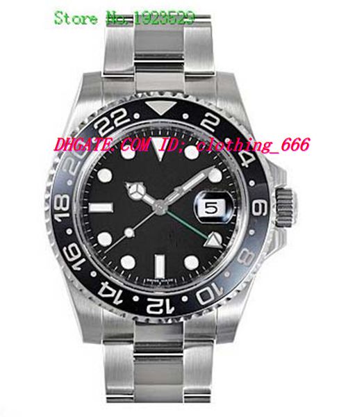 new luxury wristwatch stainless steel bracelet ii ceramic bezel 116710 automatic men's watch watches, Slivery;brown
new luxury wristwatch stainless steel bracelet ii ceramic bezel 116710 automatic men's watch watches, Slivery;brown