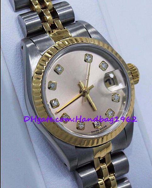 womens watches 69173 jubilee 18k yellow gold factory diamond dial ladies watches 26mm dress styles, Slivery;brown
womens watches 69173 jubilee 18k yellow gold factory diamond dial ladies watches 26mm dress styles, Slivery;brown