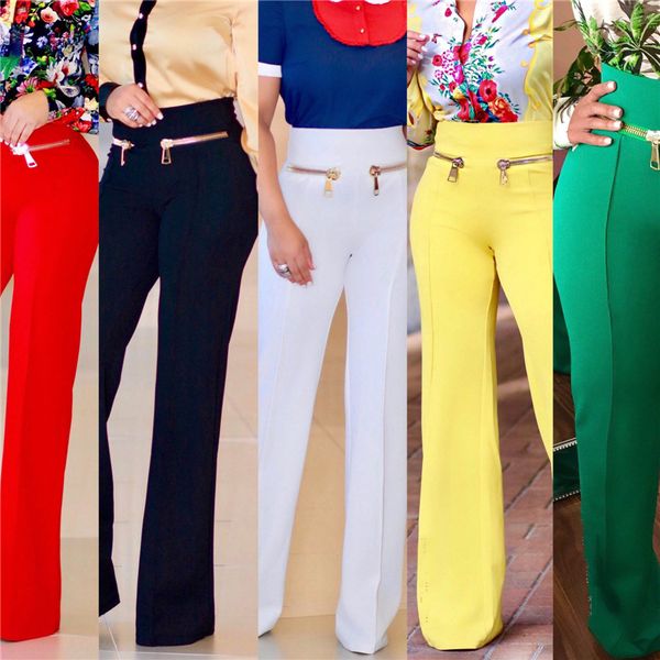autumn winter women's wide leg pants fashion high waist plus size xxl women pants 5 solid colors female trousers formal work, Black;white
autumn winter women's wide leg pants fashion high waist plus size xxl women pants 5 solid colors female trousers formal work, Black;white