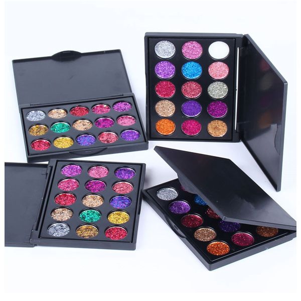 15 colors female natural waterproof glitter eyeshadow palette shining metals powder shimmer eye shadow pigments cosmetics kits
15 colors female natural waterproof glitter eyeshadow palette shining metals powder shimmer eye shadow pigments cosmetics kits