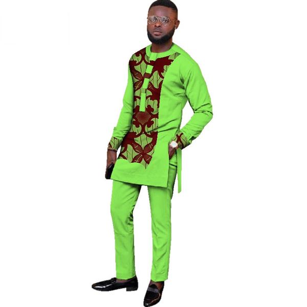2019 autumn mens african clothing dashiki 2 pieces plus size african shirts pant set cotton clothing brw wyn427, Gray
2019 autumn mens african clothing dashiki 2 pieces plus size african shirts pant set cotton clothing brw wyn427, Gray