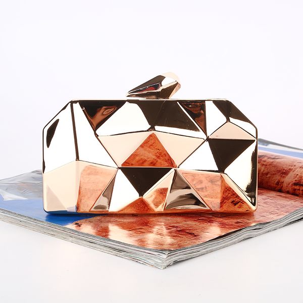 a new style solid color dinner bag rhombic iron box evening bag clutch for lady and bridal at party/wedding /banquet, Black
a new style solid color dinner bag rhombic iron box evening bag clutch for lady and bridal at party/wedding /banquet, Black