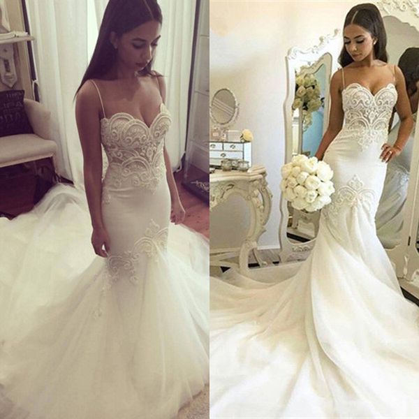 ivory white backless mermaid wedding dresses 2022 vintage lace spaghetti straps tulle court train bridal gowns trumpet vestido de noiva
ivory white backless mermaid wedding dresses 2022 vintage lace spaghetti straps tulle court train bridal gowns trumpet vestido de noiva