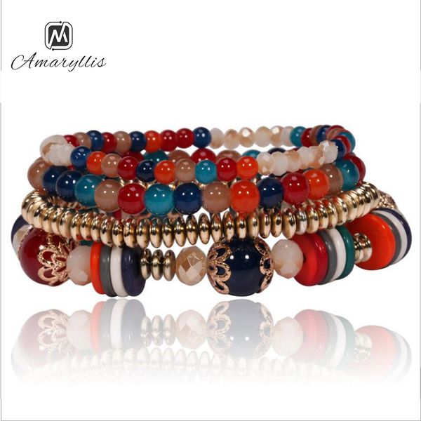 amaiyllis multilayer resin stone beads bracelet & bangles vintage strand bracelets for women pulseras 4 pcs/lot charms bracelet, Black
amaiyllis multilayer resin stone beads bracelet & bangles vintage strand bracelets for women pulseras 4 pcs/lot charms bracelet, Black