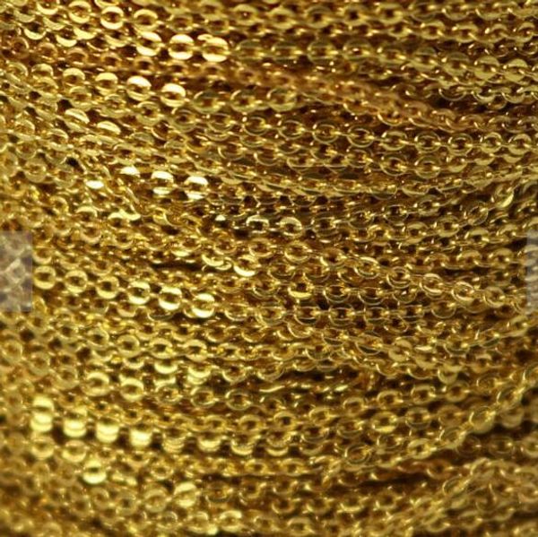 in bulk 5meter silver fashion trendy stainless steel thin 2.2mm oval chain cable rolo chain jewlery findings marking diy gold chain
in bulk 5meter silver fashion trendy stainless steel thin 2.2mm oval chain cable rolo chain jewlery findings marking diy gold chain