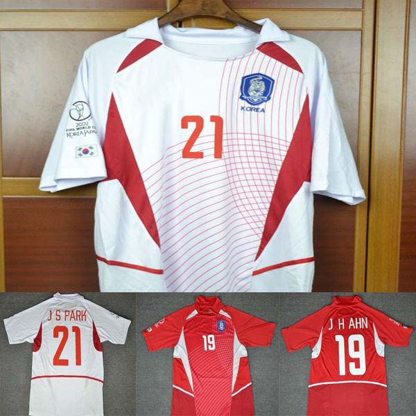 2002 World cup Korea J S Park J H AHN Ji-Sung Ahn Jung-Hwan Vintage Retro 02 Soccer Jersey Red White Maillot de Foot Camisetas de futbol
2002 World cup Korea J S Park J H AHN Ji-Sung Ahn Jung-Hwan Vintage Retro 02 Soccer Jersey Red White Maillot de Foot Camisetas de futbol