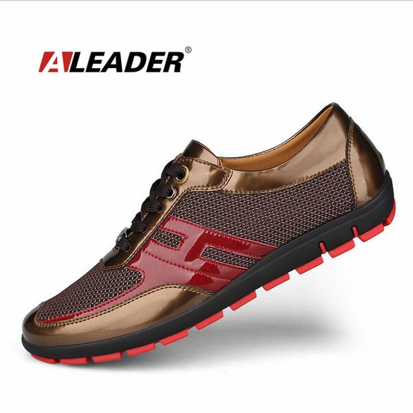 casual mens leather shoes summer/autumn breathable patent leather shoes comfortable mesh dress sapatilha sapatos 39-47, Black
casual mens leather shoes summer/autumn breathable patent leather shoes comfortable mesh dress sapatilha sapatos 39-47, Black