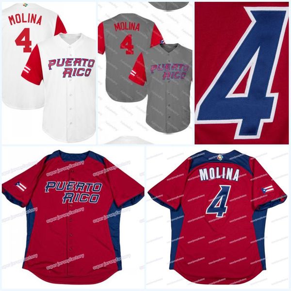 Men Puerto Rico 4 YADIER MOLINA Baseball Jersey All Stitched 4 YADIER MOLINA Stitch Sewn Tony Gwynn High Quality Free Shipping Jersey
Men Puerto Rico 4 YADIER MOLINA Baseball Jersey All Stitched 4 YADIER MOLINA Stitch Sewn Tony Gwynn High Quality Free Shipping Jersey