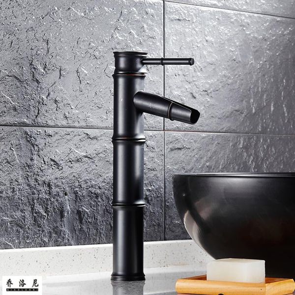 european copper simple black bronze basin faucet above counter basin faucet bamboo long
european copper simple black bronze basin faucet above counter basin faucet bamboo long