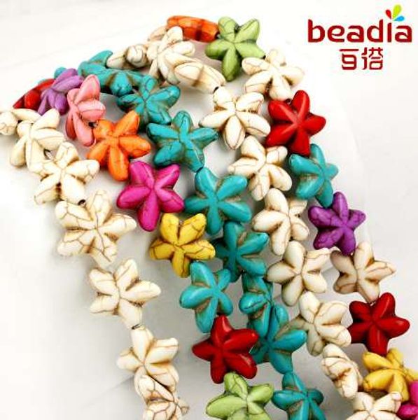 mixed synthetic howlite stone starfish loose beads dyed 15mm 20mm pick size 15"diy bracelet necklace for jewelry, Black
mixed synthetic howlite stone starfish loose beads dyed 15mm 20mm pick size 15"diy bracelet necklace for jewelry, Black