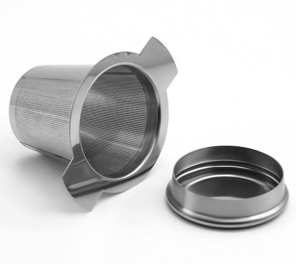 нержавеющая сталь чай infuser заваривать в кружке с длинными ручками для замачивания сыпучих листьев чай крышка включены бесплатная доставка