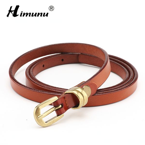 himunu genuine leather female belt for women pin buckle cowhide leather women belt jeans waist belts smooth surface, Black;brown
himunu genuine leather female belt for women pin buckle cowhide leather women belt jeans waist belts smooth surface, Black;brown