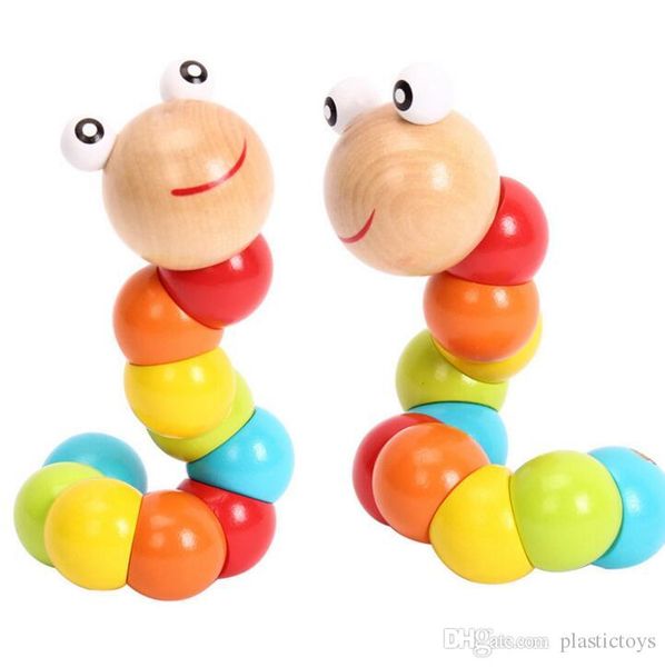 1pc montessori learning education multi-colour magical twisting insect child baby kid toy wooden puzzle baby train fingers flexibility
1pc montessori learning education multi-colour magical twisting insect child baby kid toy wooden puzzle baby train fingers flexibility