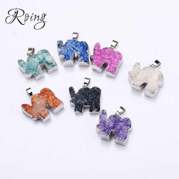 roing natural carved stone pendants charms elephant pendants necklaces diy jewelry making accessories women jewelry gift c003, Bronze;silver
roing natural carved stone pendants charms elephant pendants necklaces diy jewelry making accessories women jewelry gift c003, Bronze;silver