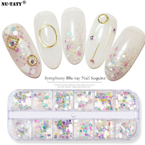 nu-taty nail glitter sequins 12 grid jewelry imported magic blue transparent mermaid sequins tools nail sticker, Silver;gold
nu-taty nail glitter sequins 12 grid jewelry imported magic blue transparent mermaid sequins tools nail sticker, Silver;gold
