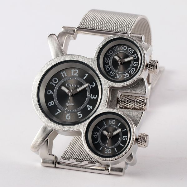 ht1167 men watch oulm sport watches reloj hombre acero inoxidable montre homme de marque erkek saat relogio masculino original, Slivery;brown
ht1167 men watch oulm sport watches reloj hombre acero inoxidable montre homme de marque erkek saat relogio masculino original, Slivery;brown