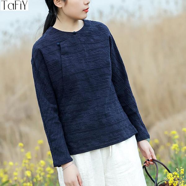 tafiy 2017 spring autumn women blusas vintage kimono o-neck jacquard handmade plate buttons chinese style linen women, Red
tafiy 2017 spring autumn women blusas vintage kimono o-neck jacquard handmade plate buttons chinese style linen women, Red