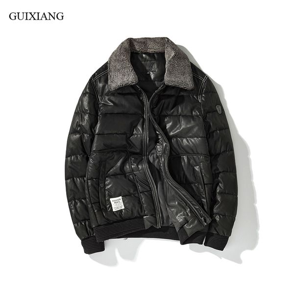 new arrival winter style men leisure cotton padded clothes fashion casual fur collar men's solid slim thick warm dress m-5xl, Black
new arrival winter style men leisure cotton padded clothes fashion casual fur collar men's solid slim thick warm dress m-5xl, Black