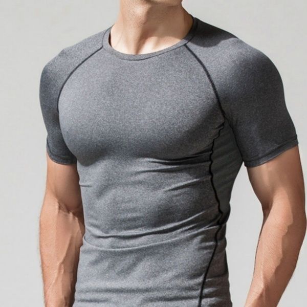 men's quick dry fitness tees outdoor sport running climbing short sleeves solid shirt tights bodybuilding men under skin muscle, White;black
men's quick dry fitness tees outdoor sport running climbing short sleeves solid shirt tights bodybuilding men under skin muscle, White;black