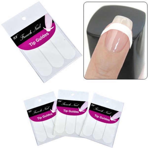 48pcs beauty nail decoration nail art tips stickers manicure art form fringe guides sticker diy french manicure, Black
48pcs beauty nail decoration nail art tips stickers manicure art form fringe guides sticker diy french manicure, Black