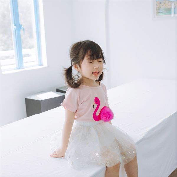 summer cute baby girls t-shirt cotton short sleeve flamingo print t shirt tees cute pink kids children clothes, Blue
summer cute baby girls t-shirt cotton short sleeve flamingo print t shirt tees cute pink kids children clothes, Blue