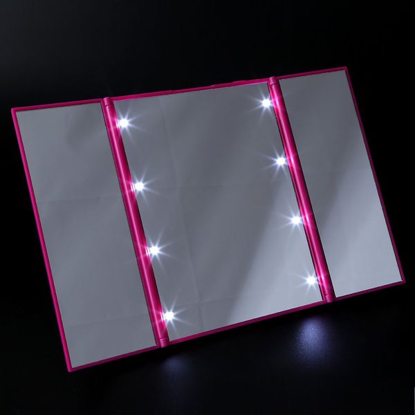 8 leds lighted makeup mirror 3 folding portable touch screen make-up adjustable tablecounterdecorative mirror
8 leds lighted makeup mirror 3 folding portable touch screen make-up adjustable tablecounterdecorative mirror