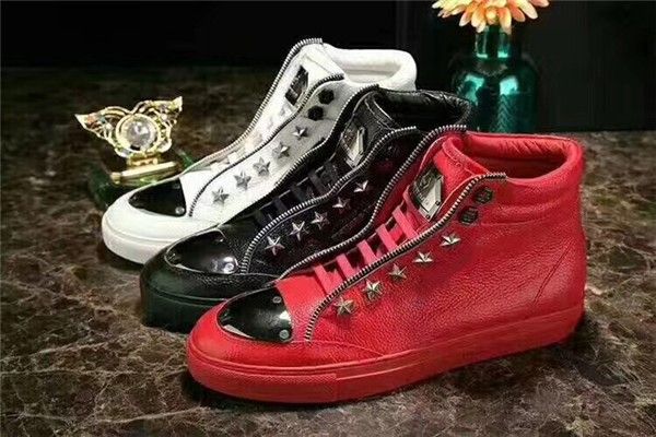 2018 winter newest brand men shoes black red white genuine leather high-top fashion casual shoes luxury high quality men sneakers
2018 winter newest brand men shoes black red white genuine leather high-top fashion casual shoes luxury high quality men sneakers