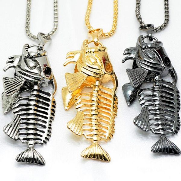 designer jewelry hip hop jewelry necklace fish bone pendant stainless steel necklace punk style fashion of shipping, Silver
designer jewelry hip hop jewelry necklace fish bone pendant stainless steel necklace punk style fashion of shipping, Silver