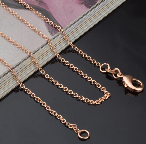 1mm 925 silver plated necklaces chains shinning rose gold o cross chain necklace diy jewelry component chain 18 20 inches wholesale
1mm 925 silver plated necklaces chains shinning rose gold o cross chain necklace diy jewelry component chain 18 20 inches wholesale