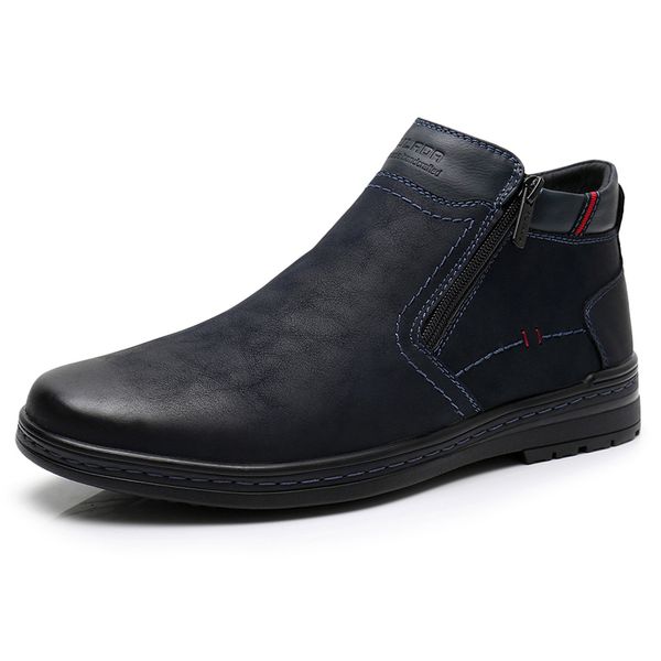 boot cow suede men's winter ankle boots men warm snow boots for double zipper side boot mens casual shoes, Black
boot cow suede men's winter ankle boots men warm snow boots for double zipper side boot mens casual shoes, Black