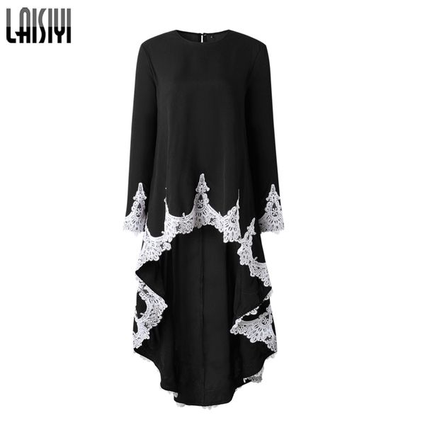 laisiyi partchwork lace long dresses long sleeve elegant party christmas dress fall irregular autumn vestido midi asdr21453, White;black
laisiyi partchwork lace long dresses long sleeve elegant party christmas dress fall irregular autumn vestido midi asdr21453, White;black