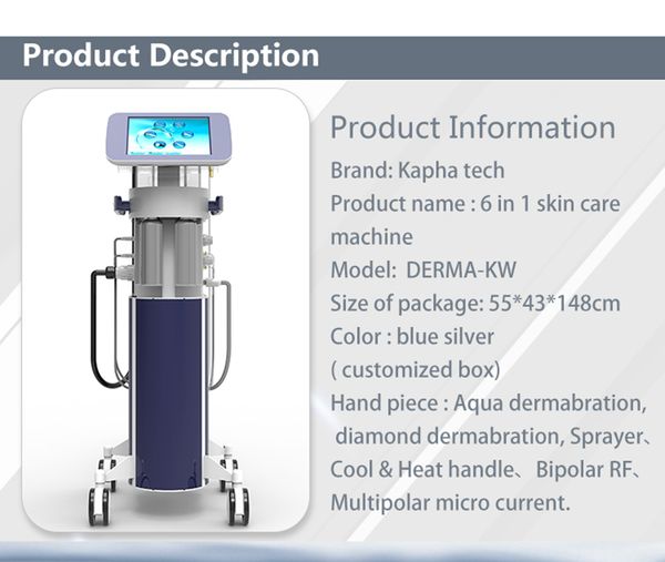 kapha 6 in 1 hydra water dermabrasion rf bio-lifting spa hydro facial microdermabrasion machine for wrinkle remover and pigment removal, Black;white
kapha 6 in 1 hydra water dermabrasion rf bio-lifting spa hydro facial microdermabrasion machine for wrinkle remover and pigment removal, Black;white