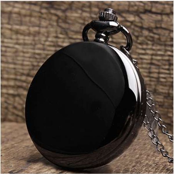 classic black smooth steampunk pocket watch men with fob nacklace chain fashion quartz watch mens womens gift reloj de bolsillo, Slivery;golden
classic black smooth steampunk pocket watch men with fob nacklace chain fashion quartz watch mens womens gift reloj de bolsillo, Slivery;golden