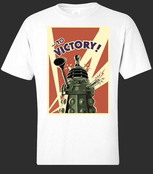 who - dalek to victory daleks tshirt. dr who sci-fi. s m xl 2xl 3xl t shirt men casual cotton short sleeve, White;black
who - dalek to victory daleks tshirt. dr who sci-fi. s m xl 2xl 3xl t shirt men casual cotton short sleeve, White;black