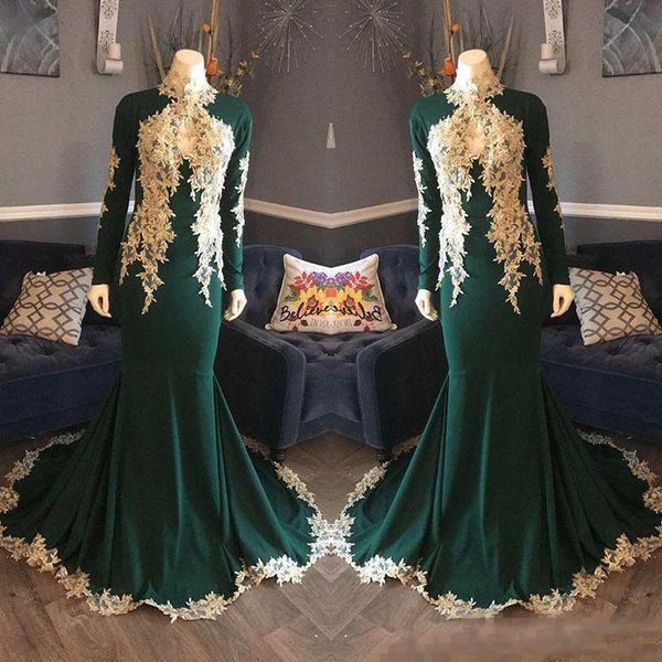 2018 Modest Long Sleeves Evening Dresses High Neck Lace Applique Mermaid Prom Party Wear South African Arabic Plus Size Prom Formal Dress
2018 Modest Long Sleeves Evening Dresses High Neck Lace Applique Mermaid Prom Party Wear South African Arabic Plus Size Prom Formal Dress