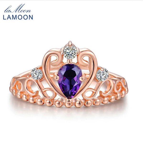 lamoon crown rings for women princess purple amethyst 925 sterling silver fine jewelry wedding party ring s925 ring ri049, Golden;silver
lamoon crown rings for women princess purple amethyst 925 sterling silver fine jewelry wedding party ring s925 ring ri049, Golden;silver