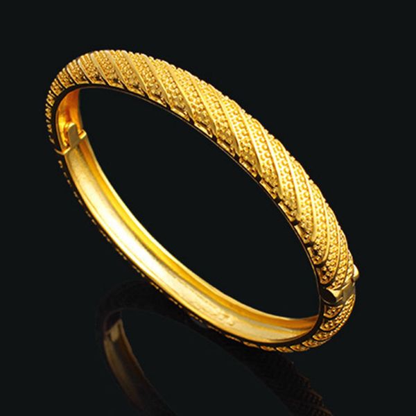 simple style womens bangle 18k yellow gold filled fashion lady's open bangle bracelet gift accessories daily wear, Black
simple style womens bangle 18k yellow gold filled fashion lady's open bangle bracelet gift accessories daily wear, Black