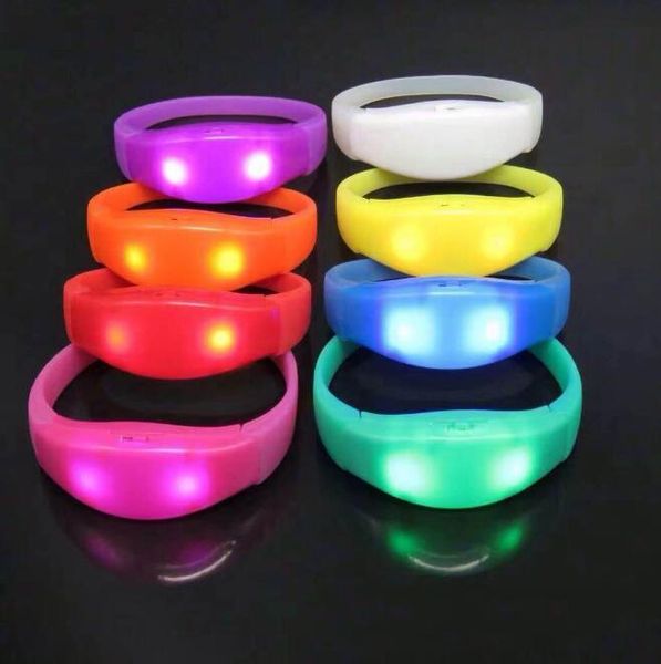 in stock sound control led 7 color flashing bracelet light up bangle wristband music activated night light club activity party disco
in stock sound control led 7 color flashing bracelet light up bangle wristband music activated night light club activity party disco