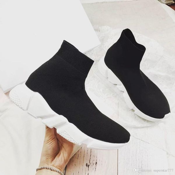 Горячая 2018 размер 36-45 дизайнер роскошный бренд носок обувь черный красный Париж с 
Горячая 2018 размер 36-45 дизайнер роскошный бренд носок обувь черный красный Париж с