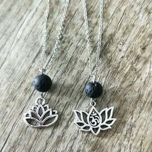 lotus flower black lava stone necklace volcanic rock beads diy aromatherapy essential oil diffuser necklaces women jewelry, Silver
lotus flower black lava stone necklace volcanic rock beads diy aromatherapy essential oil diffuser necklaces women jewelry, Silver