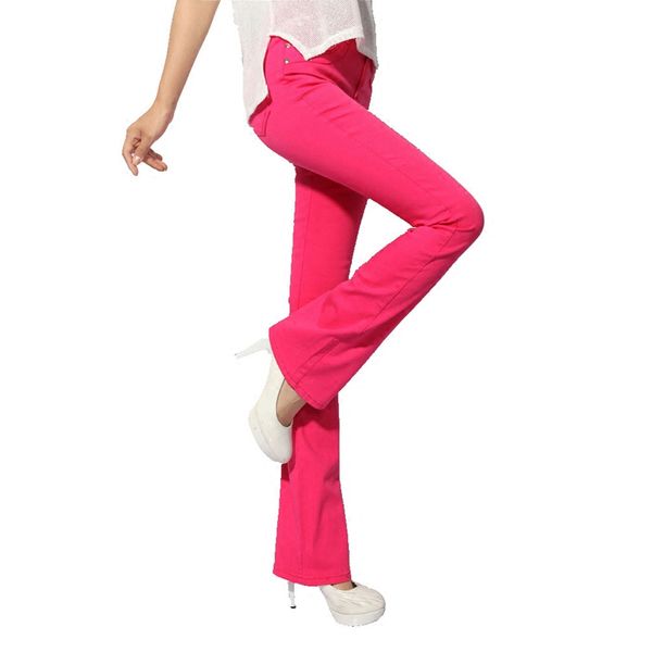 2018 spring autumn woman candy colors jeans straight cut boot flare jeans for women skinny long bell bottom jens pants, Blue
2018 spring autumn woman candy colors jeans straight cut boot flare jeans for women skinny long bell bottom jens pants, Blue
