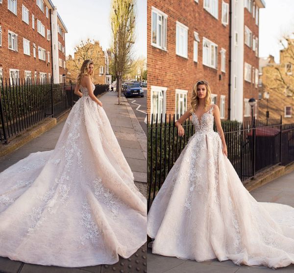 light champagne luxury sheer neck a line wedding dresses lace appliqued beaded long chapel train wedding bridal gowns country wedding, White
light champagne luxury sheer neck a line wedding dresses lace appliqued beaded long chapel train wedding bridal gowns country wedding, White